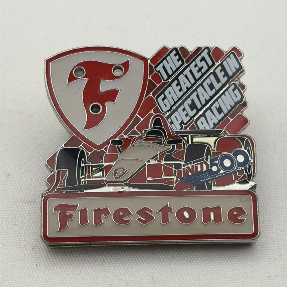 Firestone The Greatest Spectacle In Racing Indy 500 Lapel Hat Pin